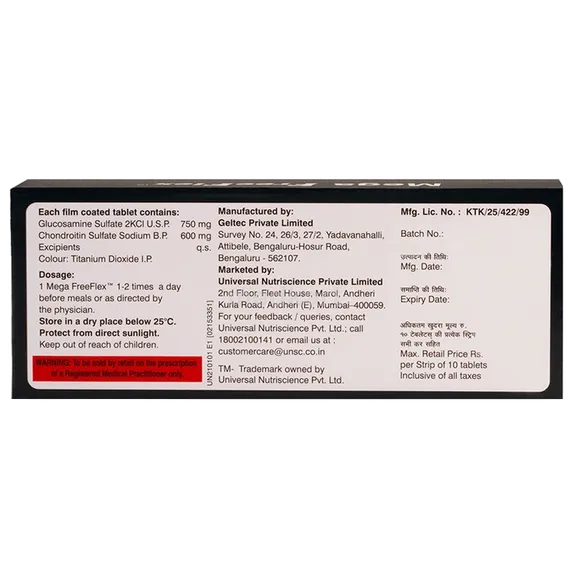 mega freeflex tablet 10's